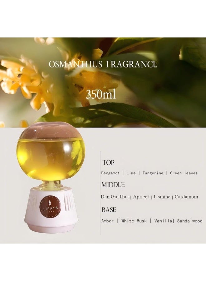 Luxurious and Long Lasting Hilton Scent 350ml Invert Aroma Diffuser Set for Home and Office Perfumes